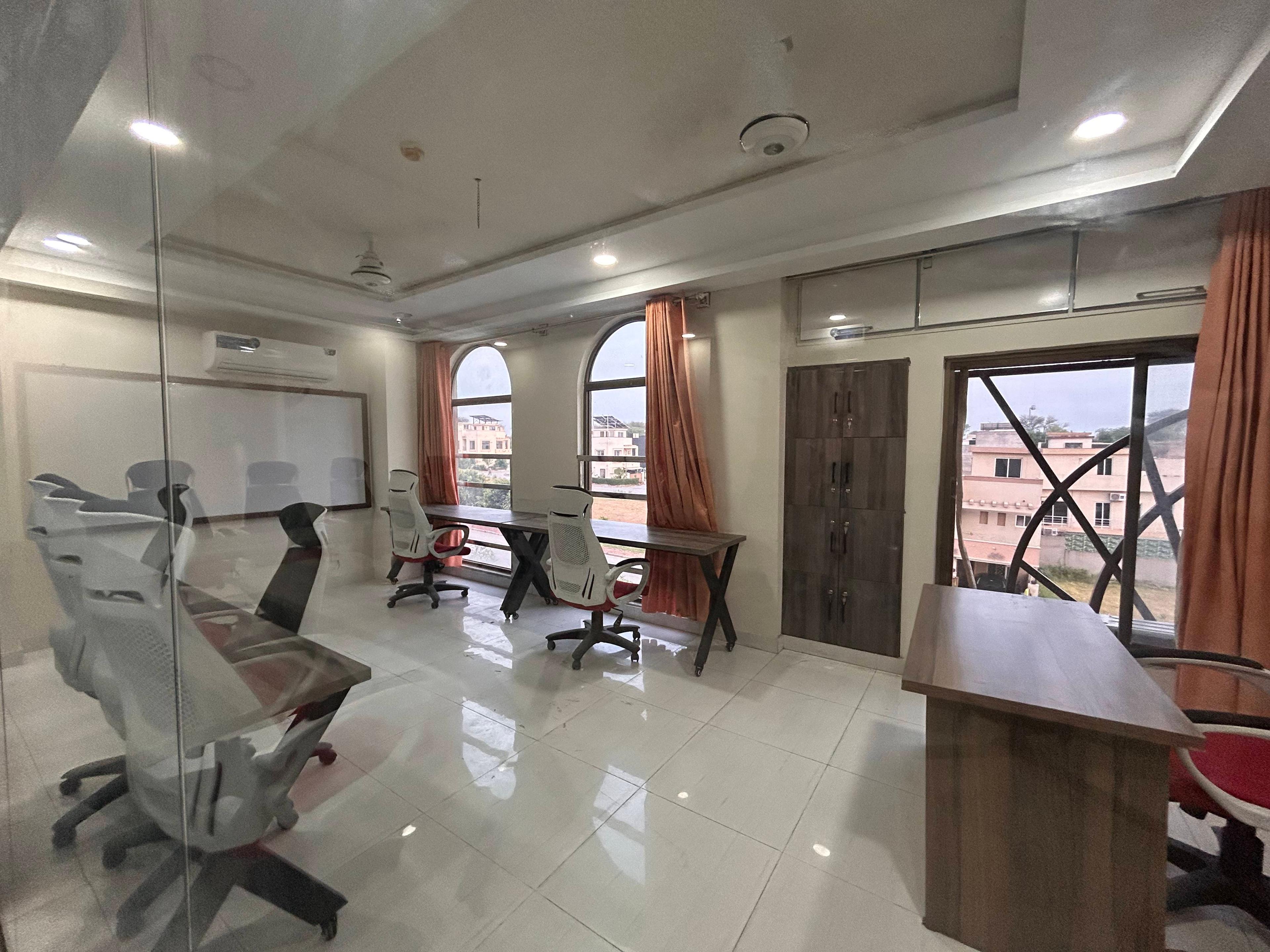 Second floor furnished office photo five