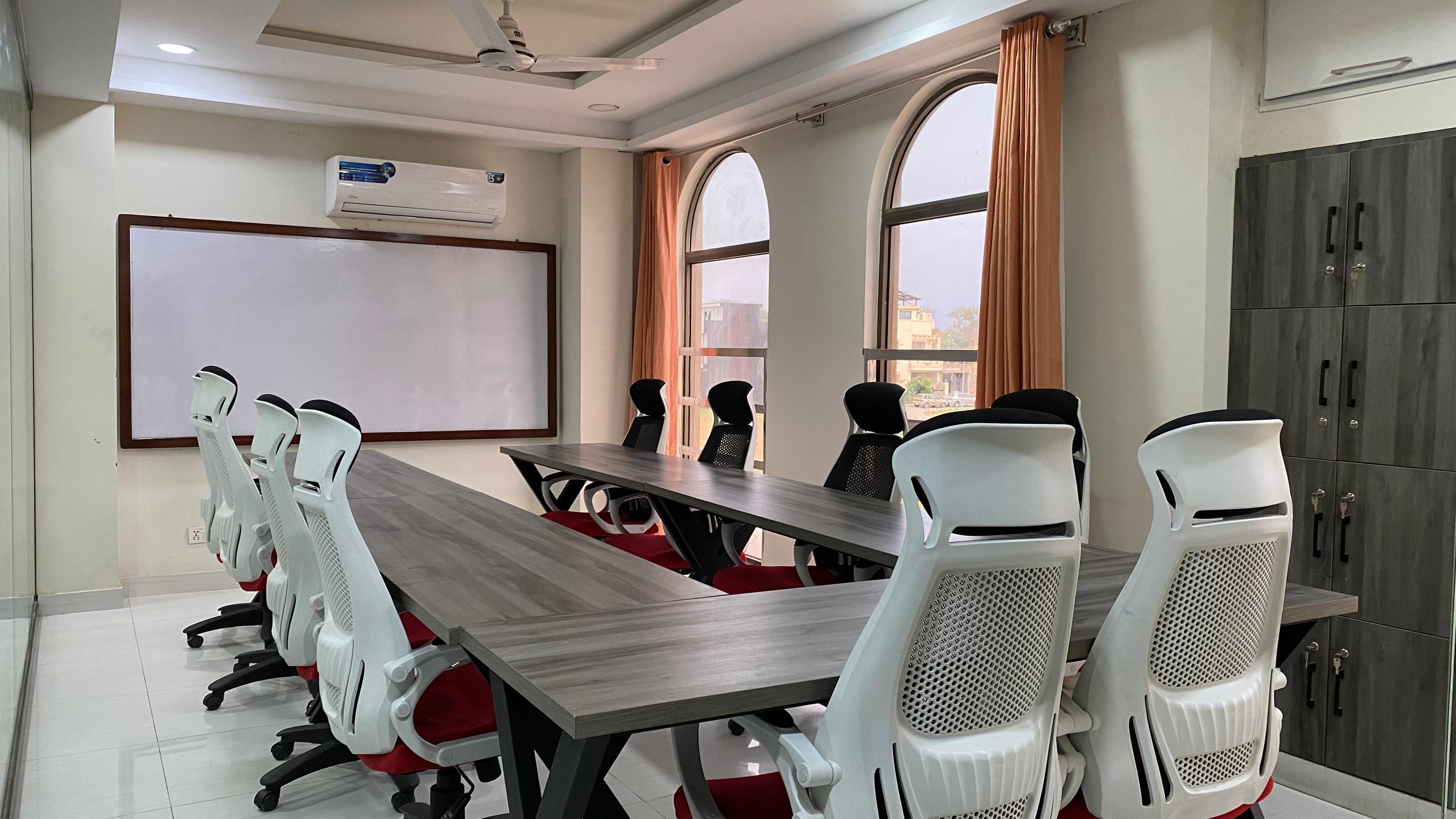 Fully furnished second-floor office view 2