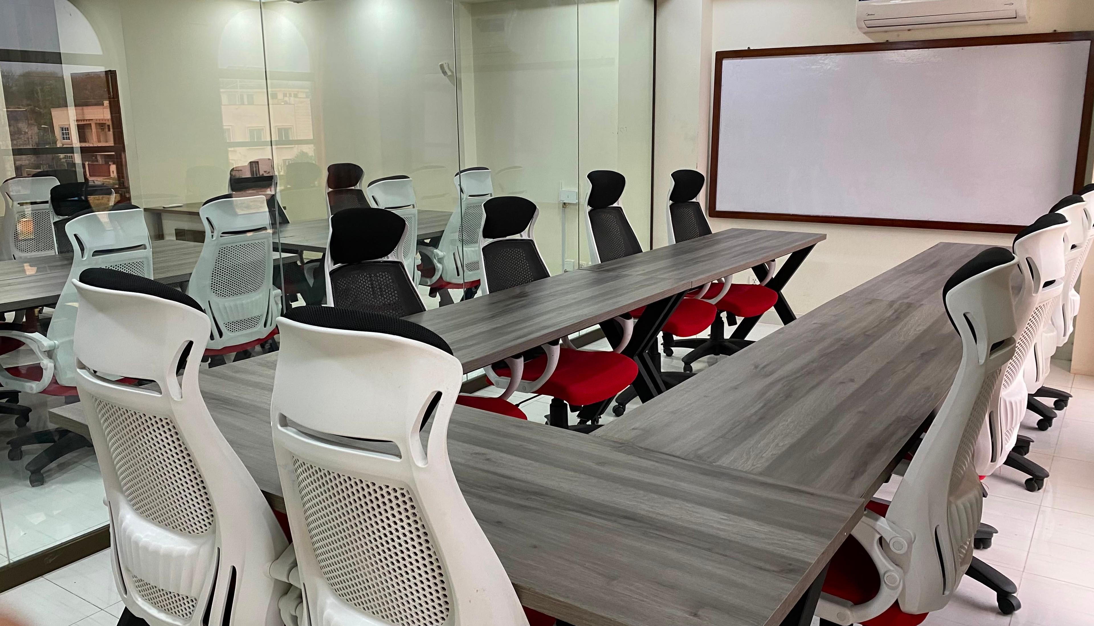Fully furnished second-floor office view 3